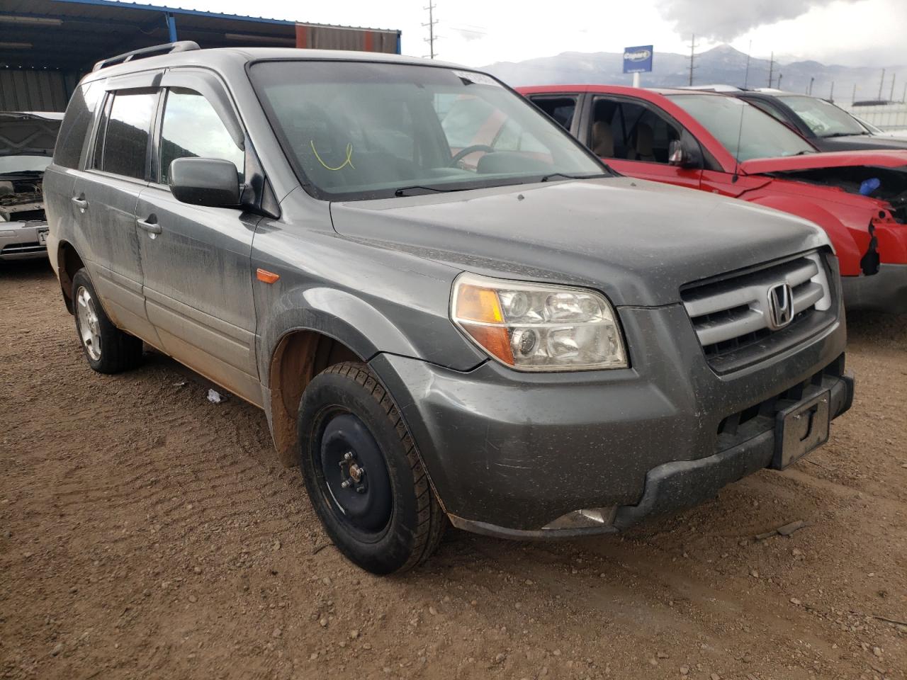 HONDA PILOT EXL 2008 with VIN 5FNYF18758B052942 - Photo from auction