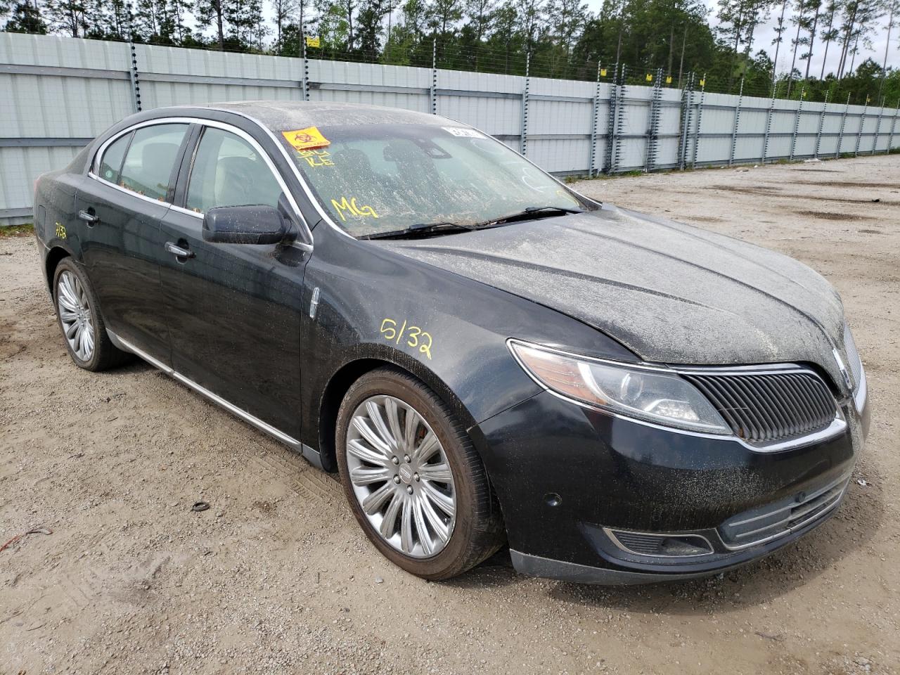 LINCOLN MKS 2013 with VIN 1LNHL9EK0DG609381 - Photo from auction