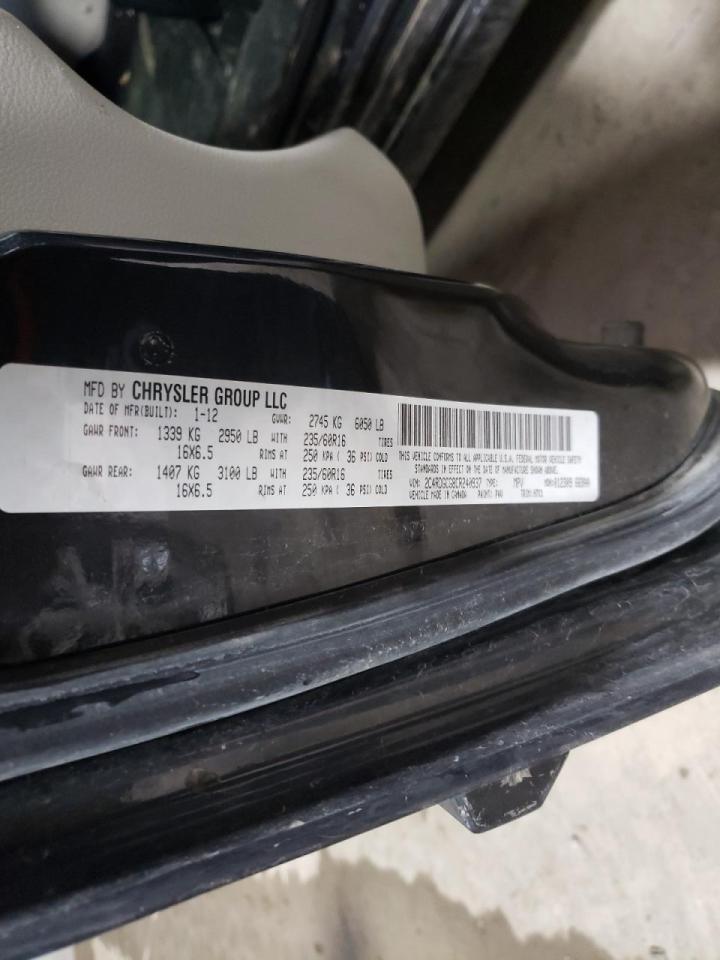 Foto 10 de la subasta – 2012 DODGE GRAND CARA con VIN 2C4RDGCG8CR240937