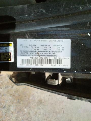 Photo 10 from auction – 2009 MAZDA 3 I with VIN JM1BK32G391236521
