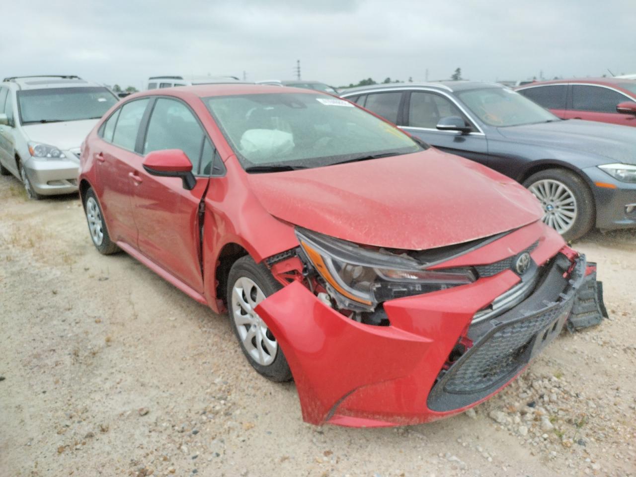 TOYOTA COROLLA LE 2021 with VIN 5YFEPMAE1MP207026 - Photo from auction