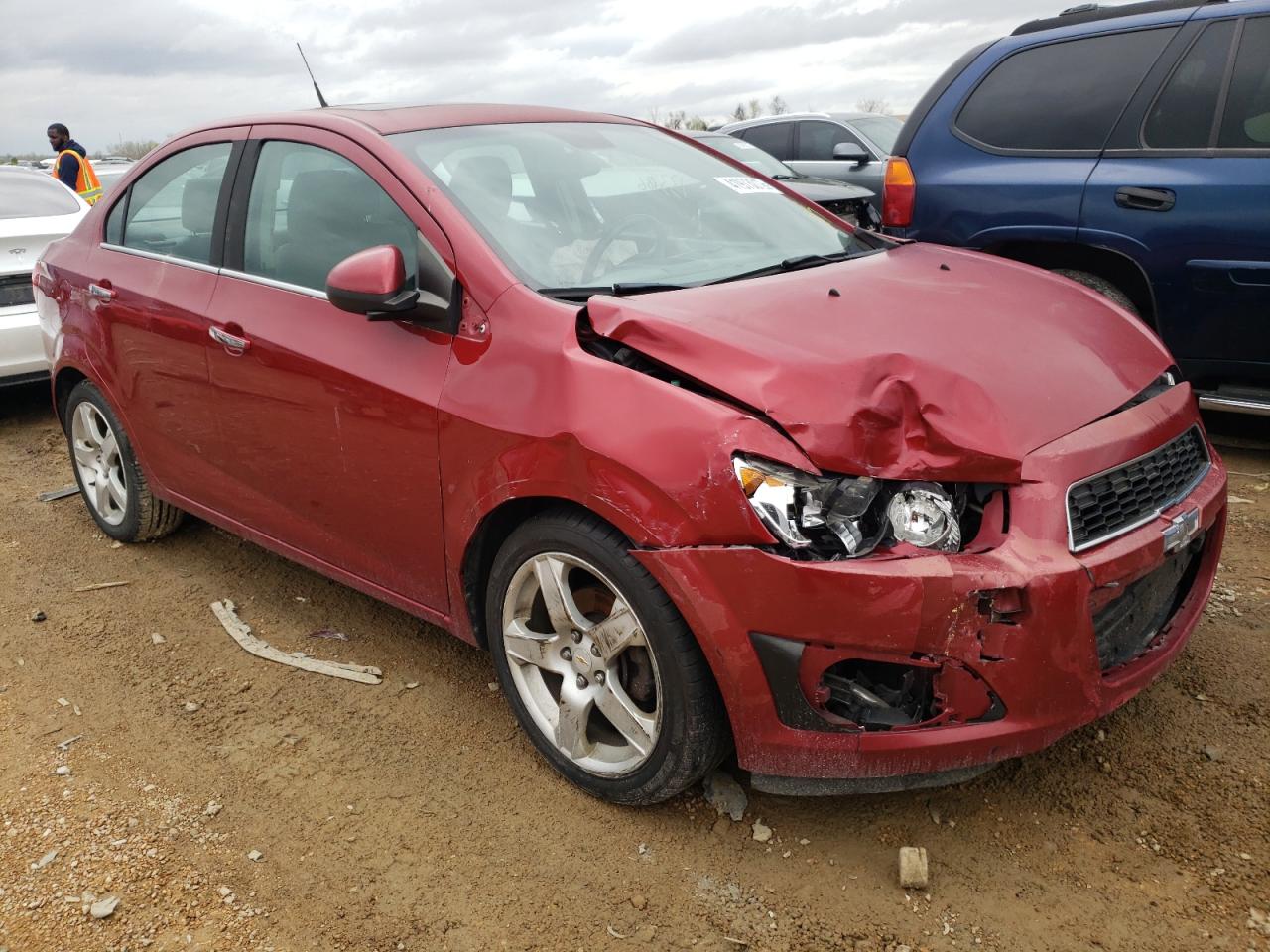 CHEVROLET SONIC LTZ 2012 with VIN 1G1JE5SH6C4124351 - Photo from auction