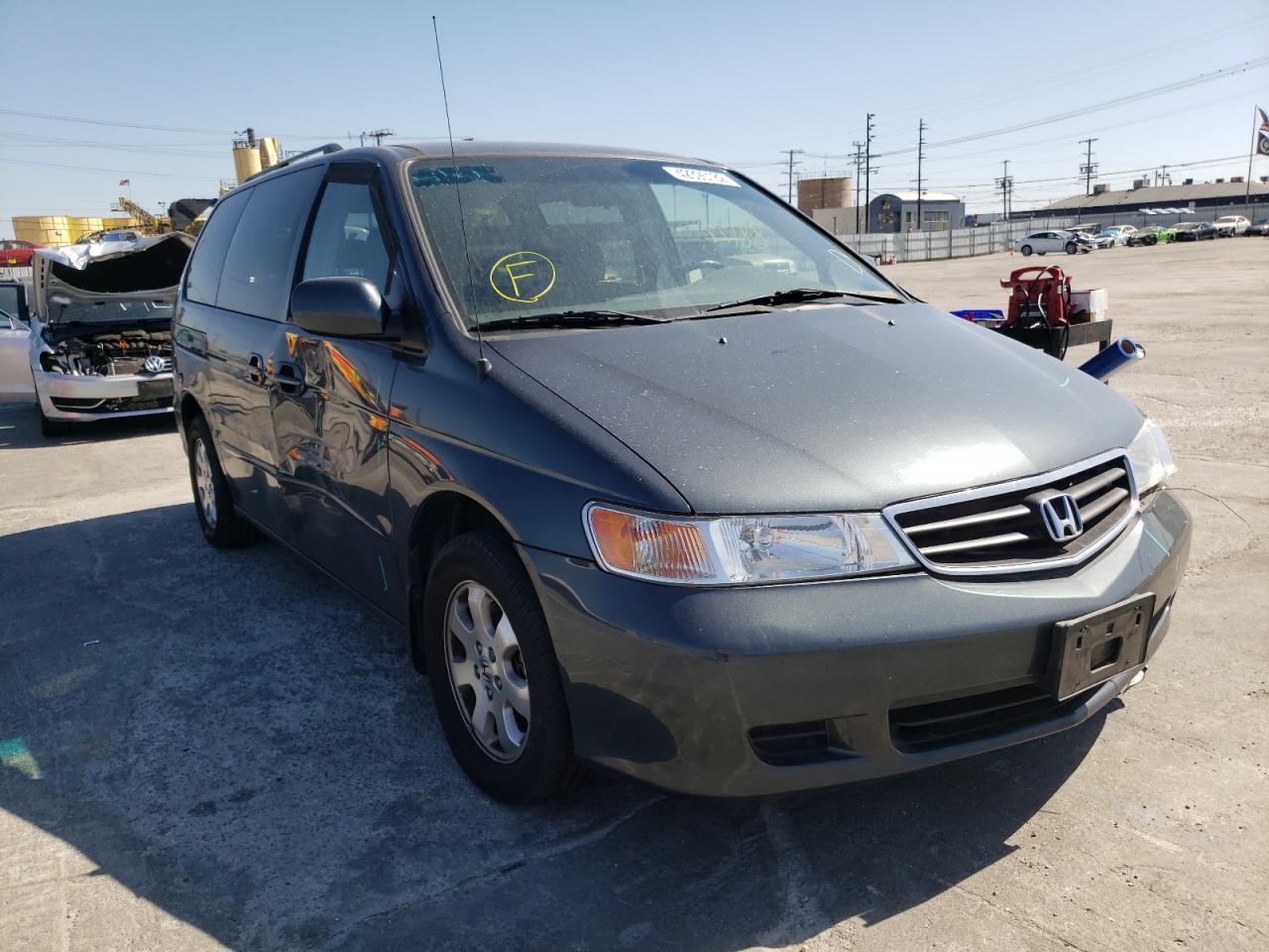 HONDA ODYSSEY EX 2003 with VIN 5FNRL18683B083227 - Photo from auction