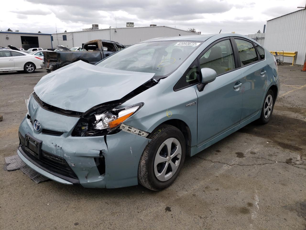 Photo 2 from auction – 2015 TOYOTA PRIUS with VIN JTDKN3DU0F1948622
