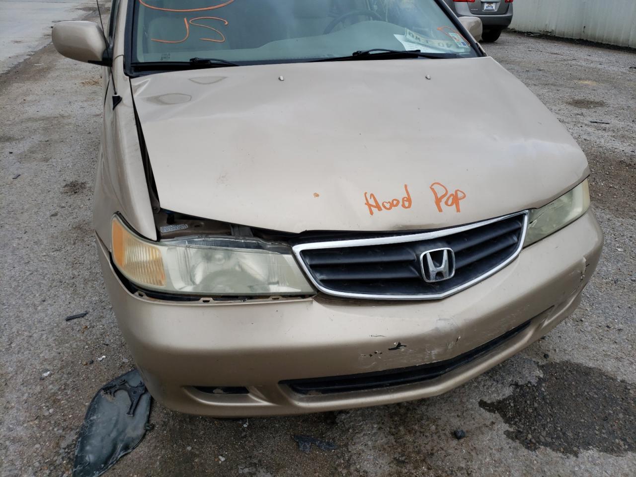 Photo 9 from auction – 2002 HONDA ODYSSEY EX with VIN 2HKRL18962H561039
