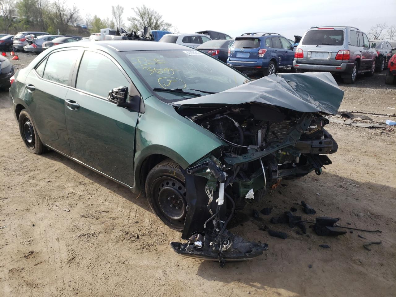 TOYOTA COROLLA L 2014 with VIN 2T1BURHE7EC049081 - Photo from auction