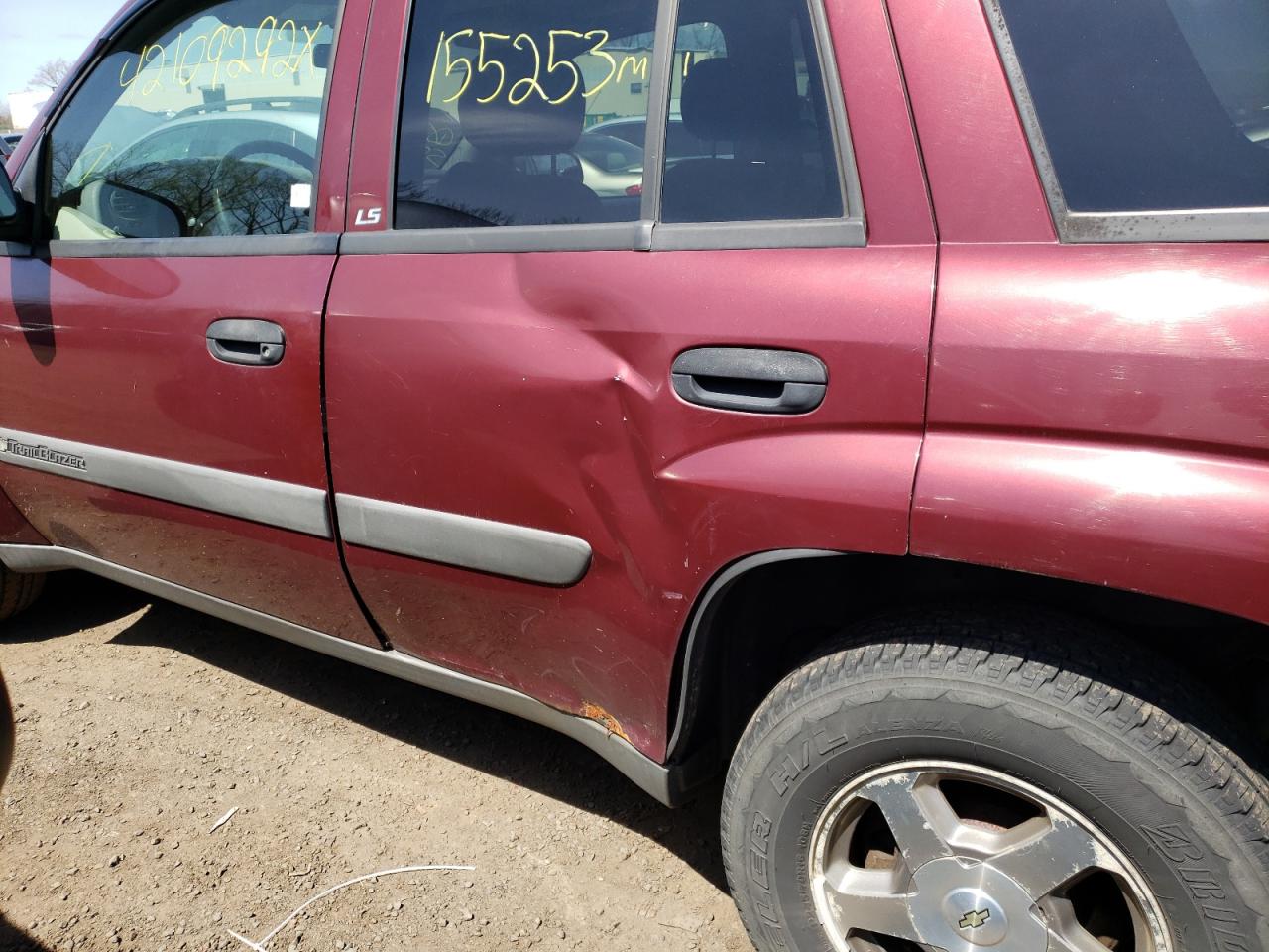 Photo 9 from auction – 2004 CHEVROLET TRAILBLAZE with VIN 1GNDT13S542447923