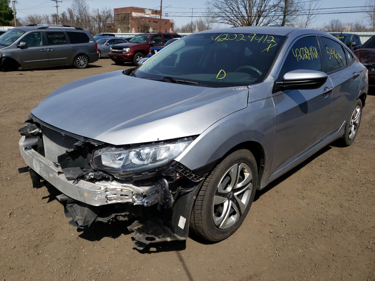 Photo 2 from auction – 2016 HONDA CIVIC LX with VIN 19XFC2F58GE200318