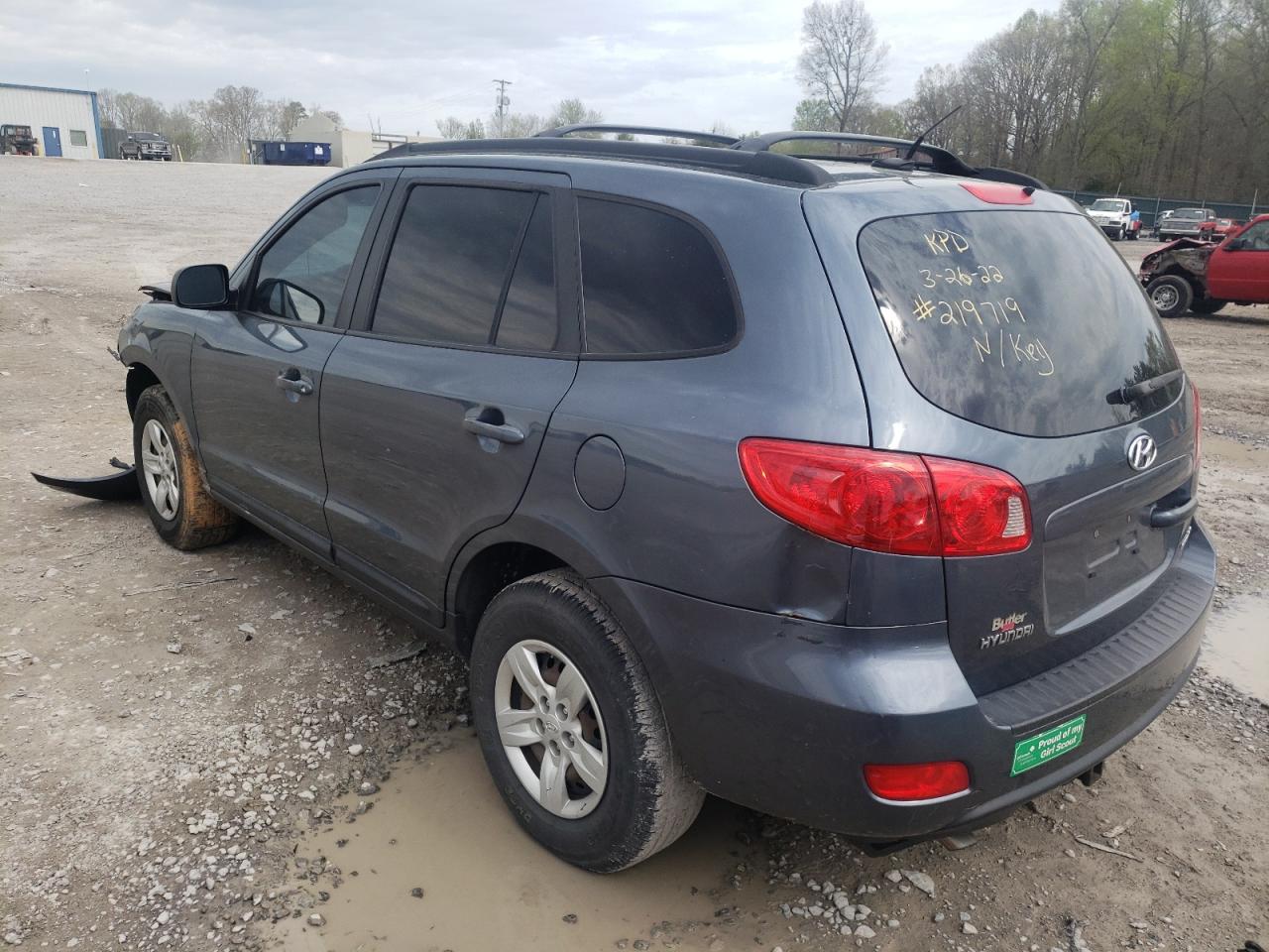 Photo 3 from auction – 2009 HYUNDAI SANTA FE G with VIN 5NMSG13D99H311741