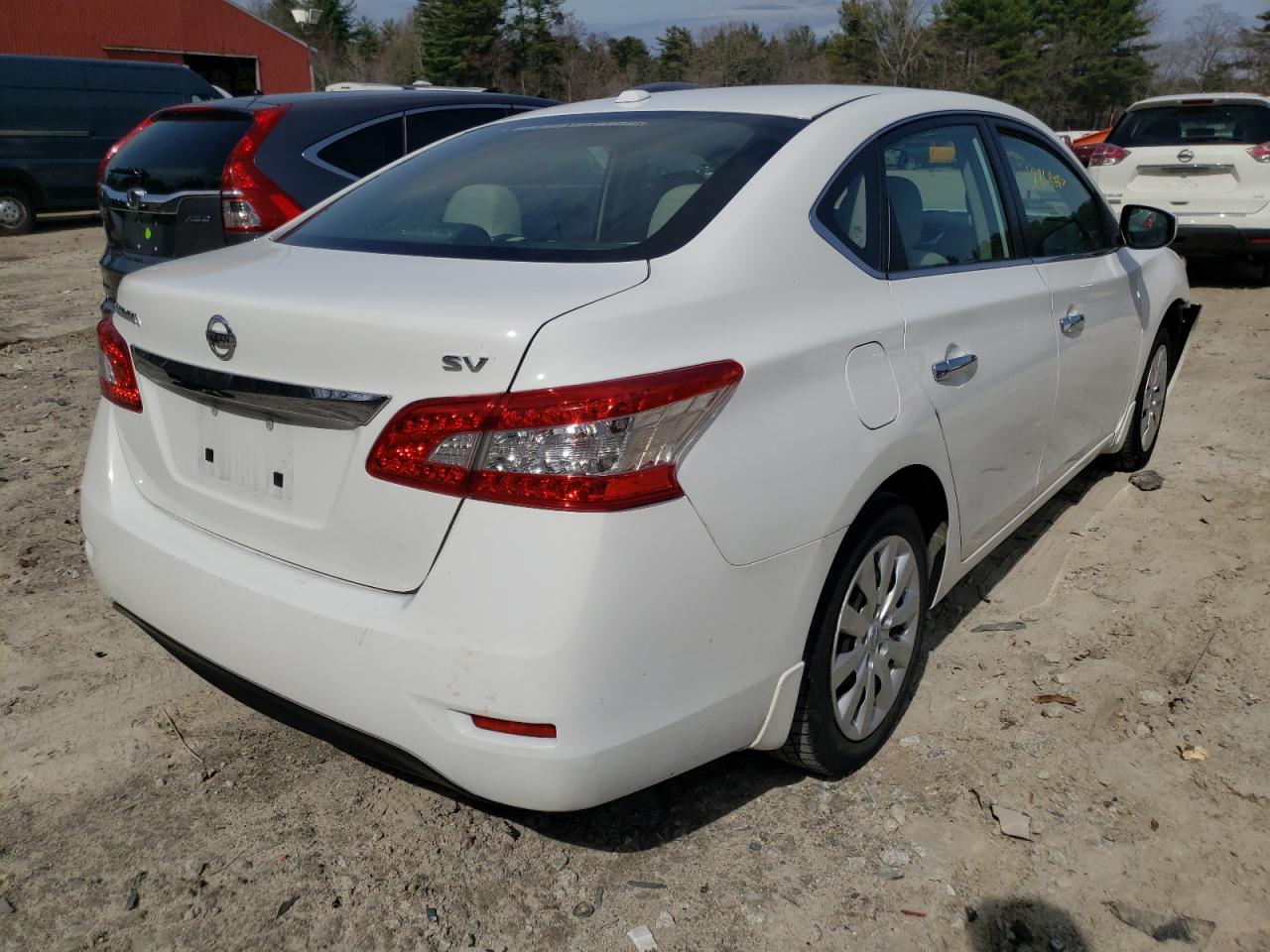 Photo 4 from auction – 2015 NISSAN SENTRA S with VIN 3N1AB7AP8FL695667