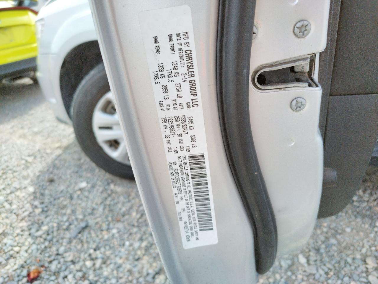 Photo 10 from auction – 2014 DODGE JOURNEY SE with VIN 3C4PDCAB2ET226958