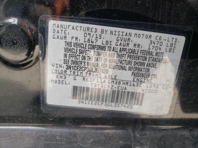 Photo 10 from auction – 2016 NISSAN VERSA NOTE with VIN 3N1CE2CP3GL357420