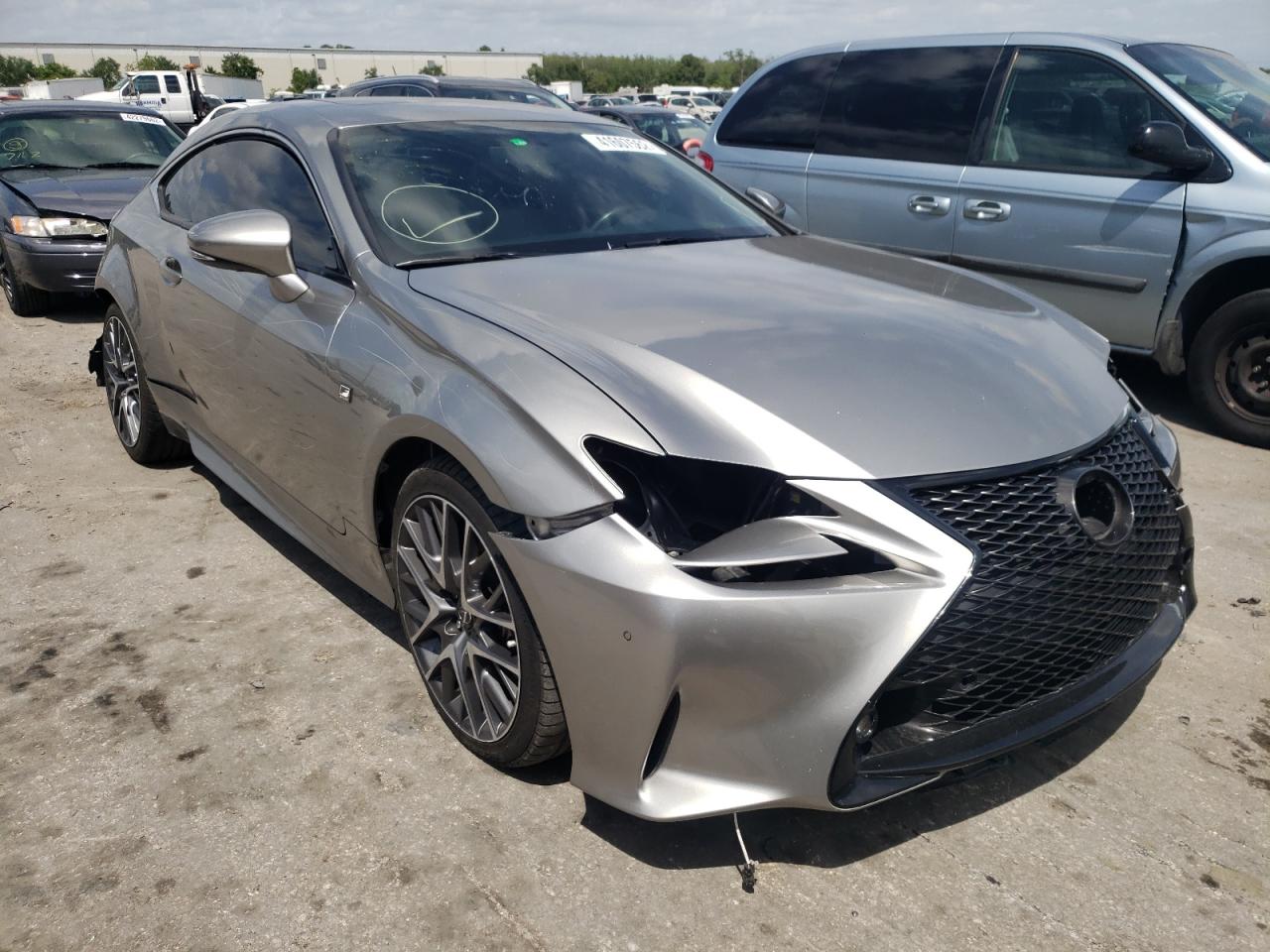 LEXUS RC 350 2015 with VIN JTHHE5BC1F5010765 - Photo from auction