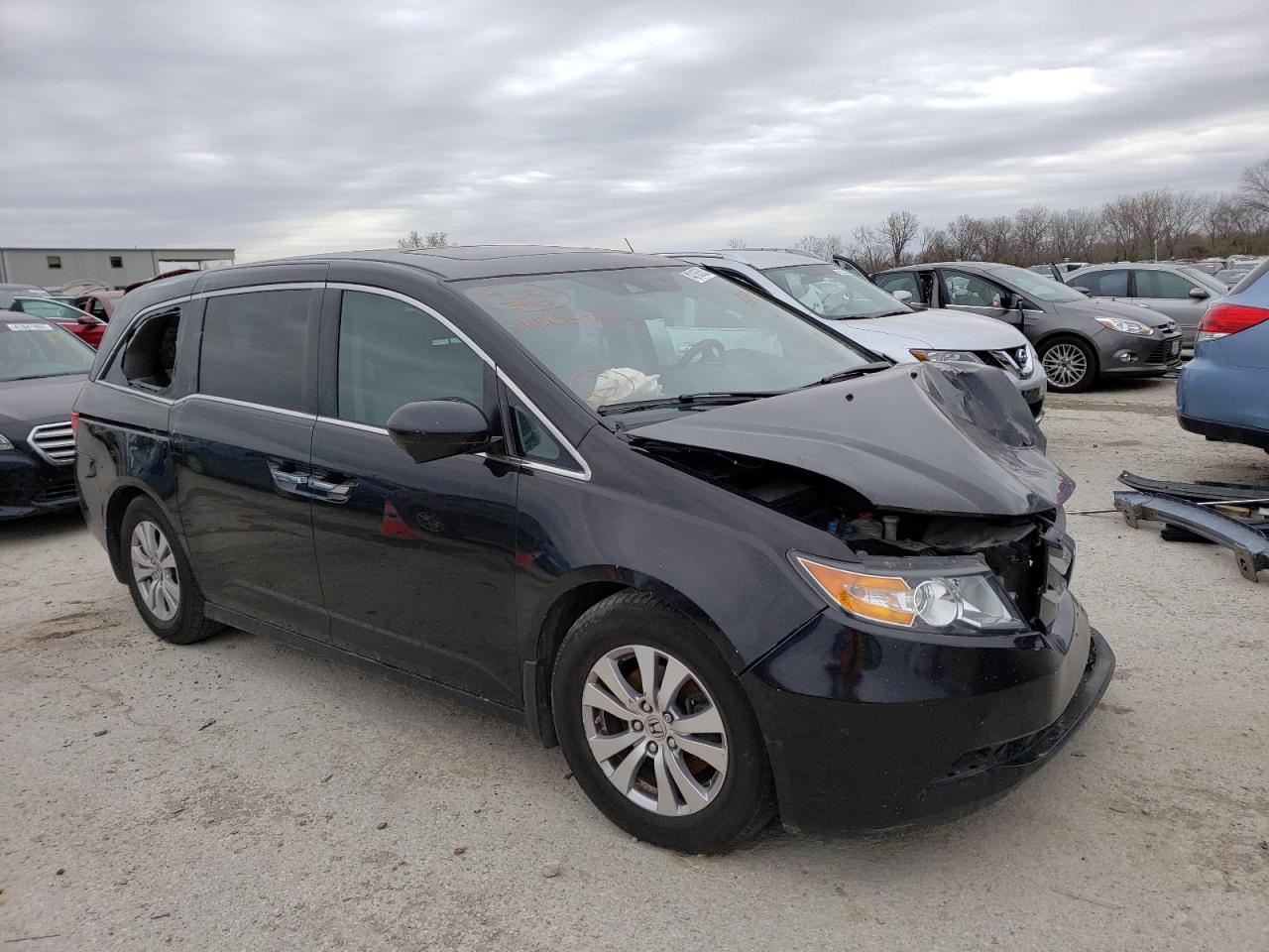 HONDA ODYSSEY EX 2014 with VIN 5FNRL5H61EB060284 - Photo from auction