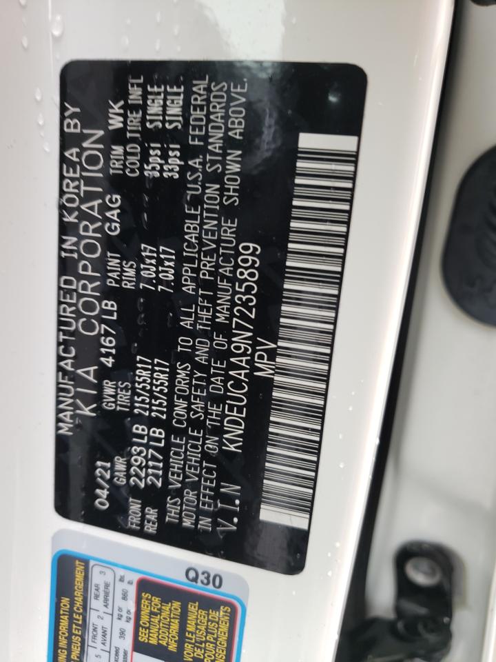 Photo 10 from auction – 2022 KIA SELTOS S with VIN KNDEUCAA9N7235899