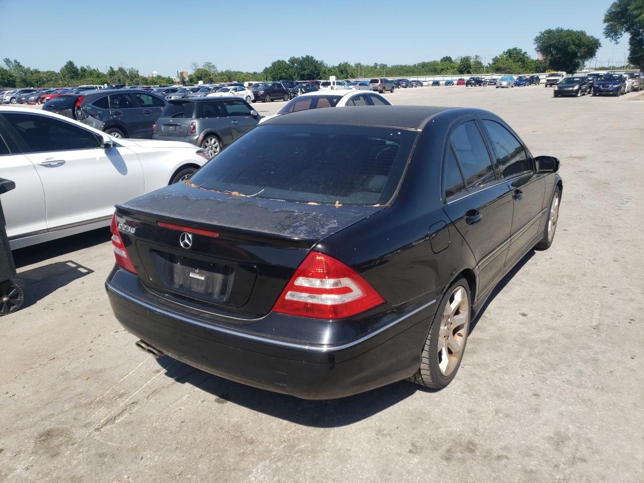 Photo 4 from auction – 2007 MERCEDES-BENZ C 230 with VIN WDBRF52H07E024249