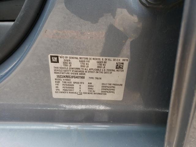 Photo 10 from auction – 2015 CHEVROLET SILVERADO with VIN 3GCUKREC0FG407968