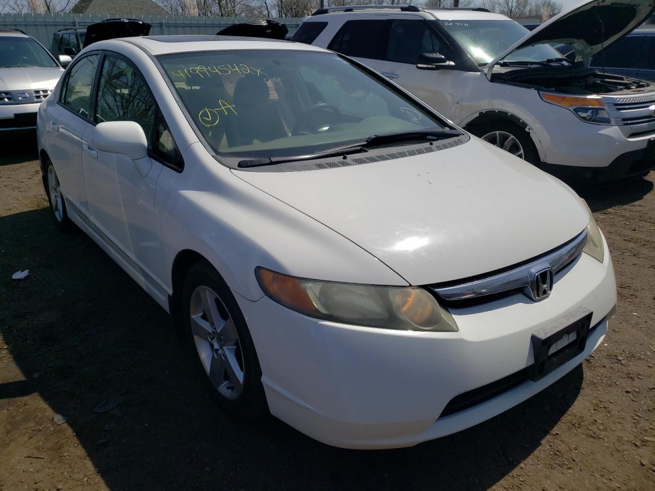 HONDA CIVIC EX 2007 with VIN 2HGFA16827H503580 - Photo from auction
