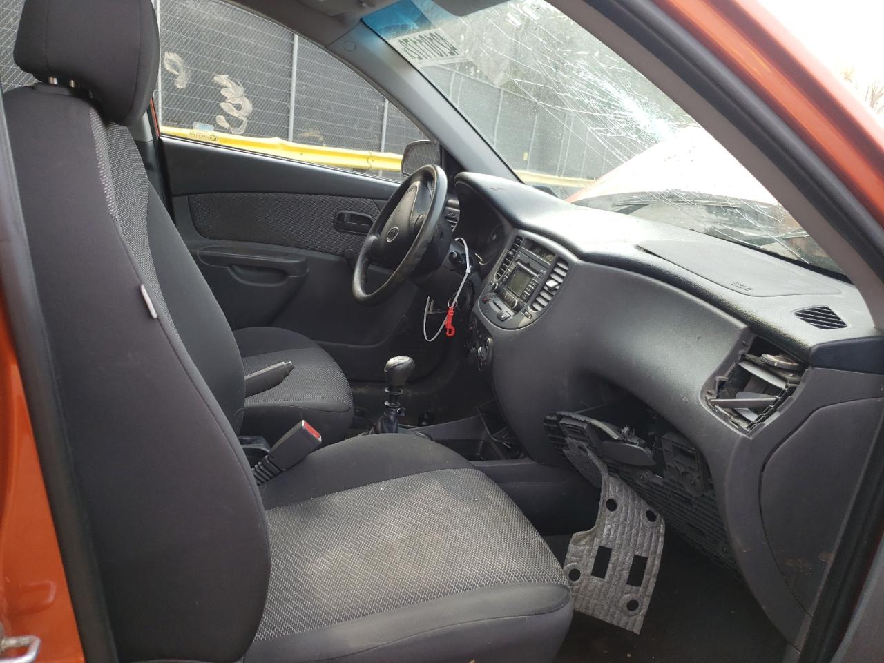 Photo 5 from auction – 2009 KIA RIO BASE with VIN KNADE223796466263
