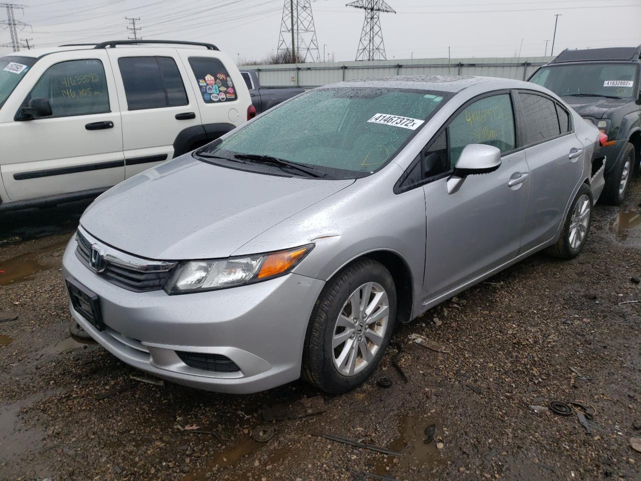 Photo 2 from auction – 2012 HONDA CIVIC EX with VIN 19XFB2F86CE353500
