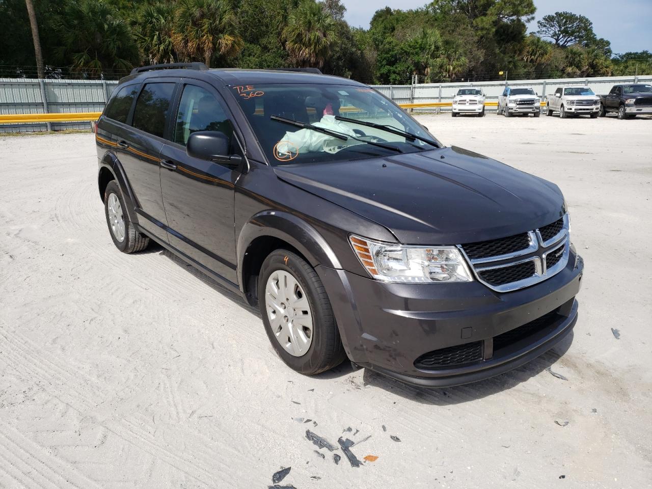 Photo 1 from auction – 2020 DODGE JOURNEY SE with VIN 3C4PDCAB3LT214122