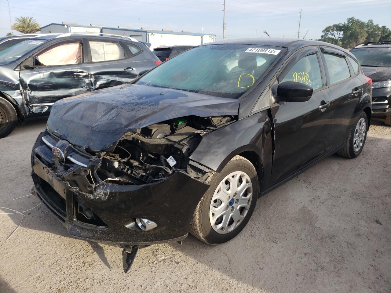Photo 2 from auction – 2012 FORD FOCUS SE with VIN 1FAHP3K24CL324382