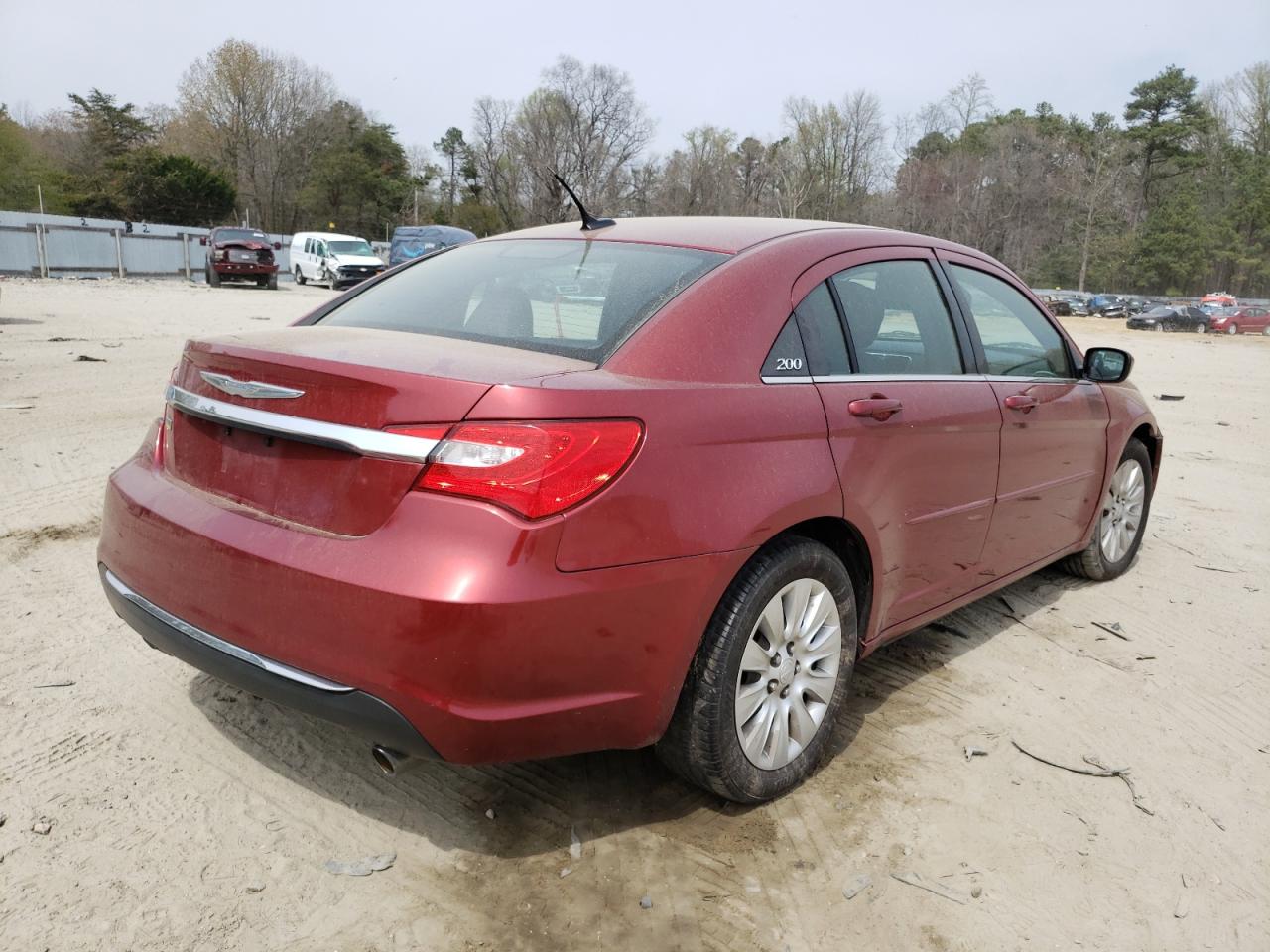 Фото 4 с аукциона – 2012 CHRYSLER 200 LX с VIN 1C3CCBAG5CN225702