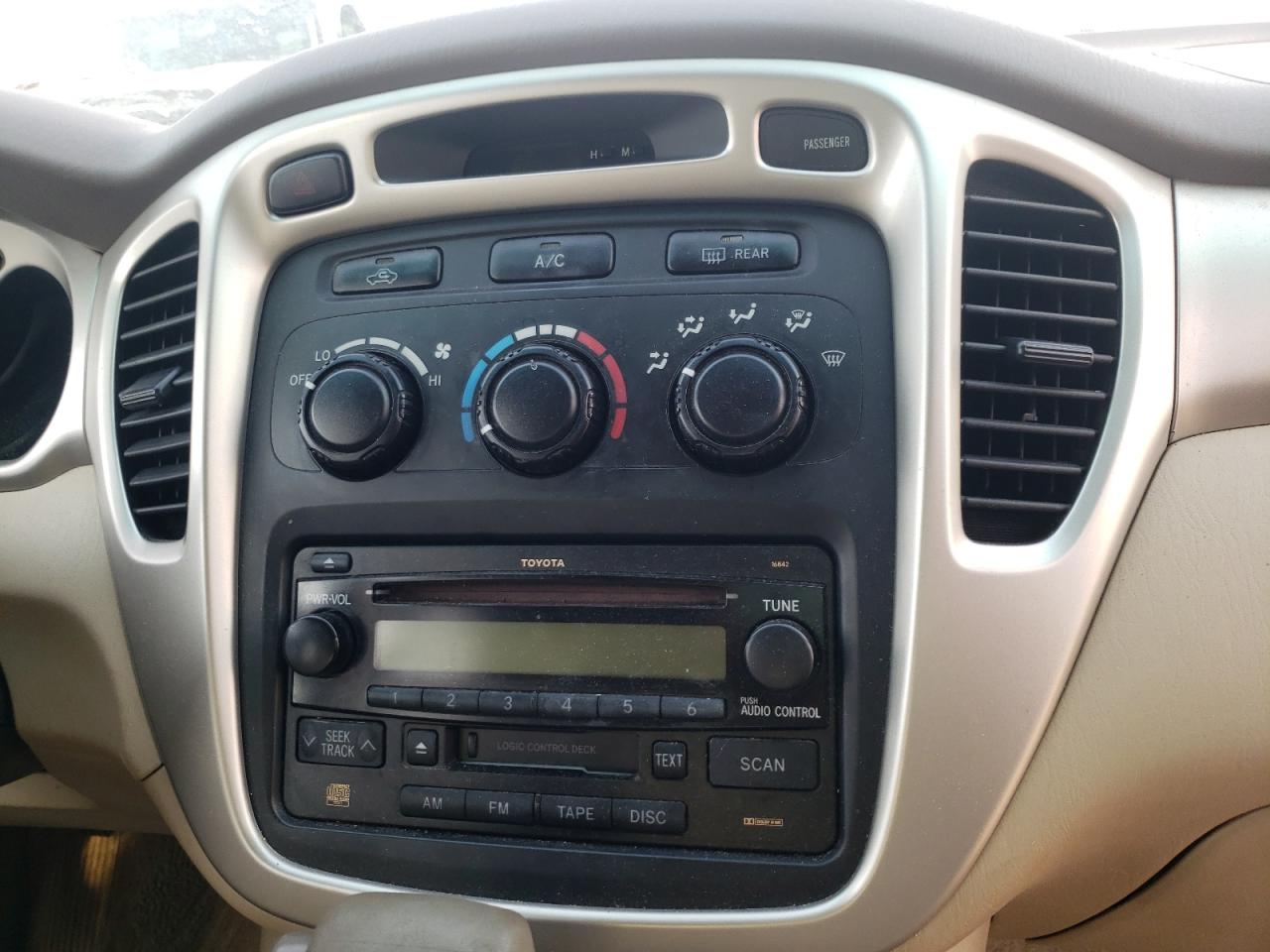 Photo 9 from auction – 2004 TOYOTA HIGHLANDER with VIN JTEEP21A240059847