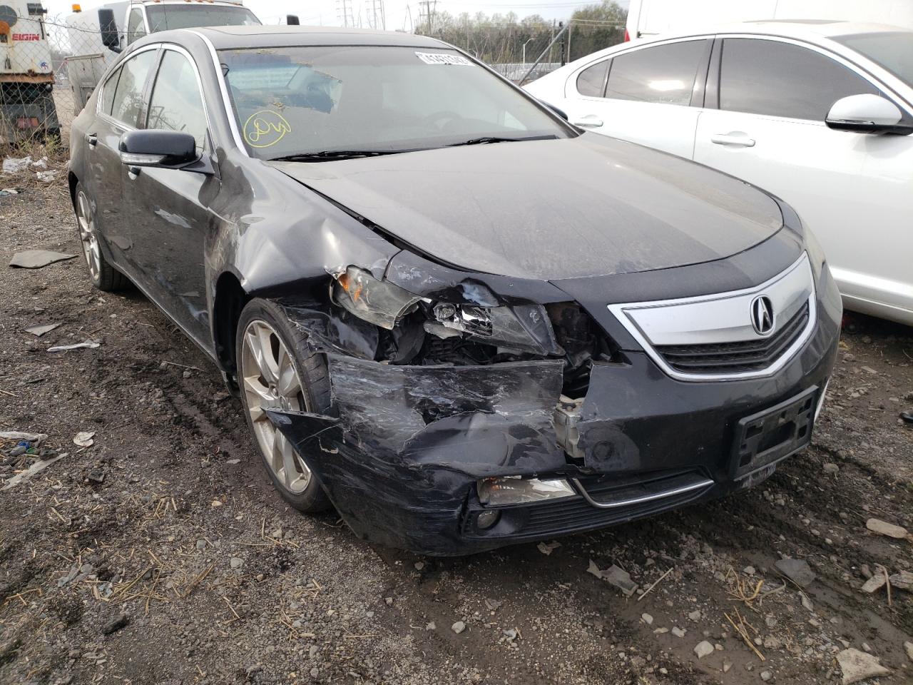 ACURA TL ADVANCE 2014 with VIN 19UUA9F78EA001035 - Photo from auction