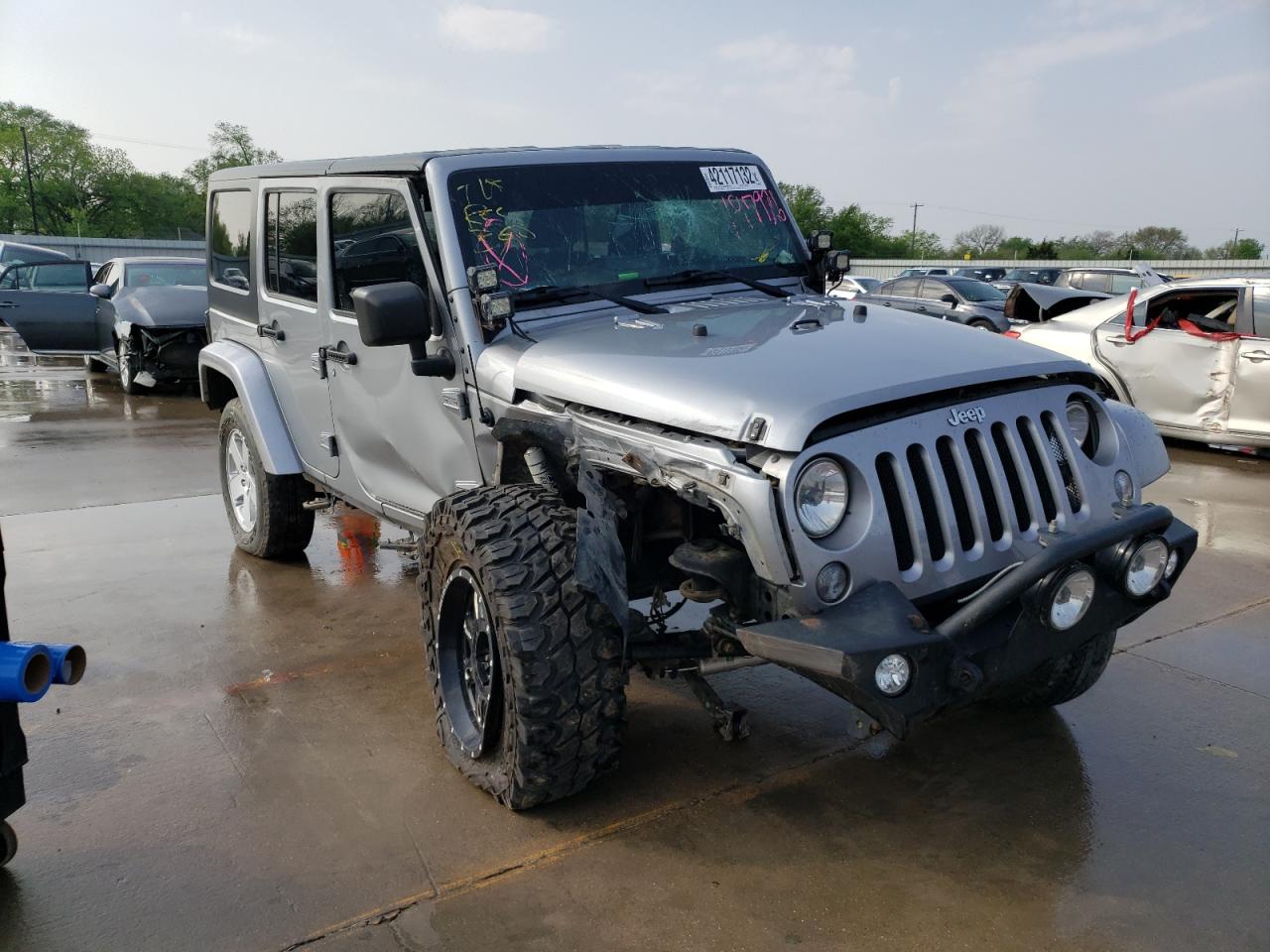 JEEP WRANGLER U 2014 with VIN 1C4BJWEGXEL197926 - Photo from auction