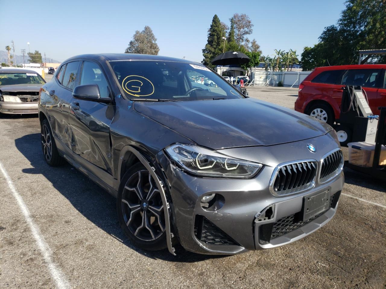 BMW X2 XDRIVE2 2018 with VIN WBXYJ5C3XJEF75512 - Photo from auction