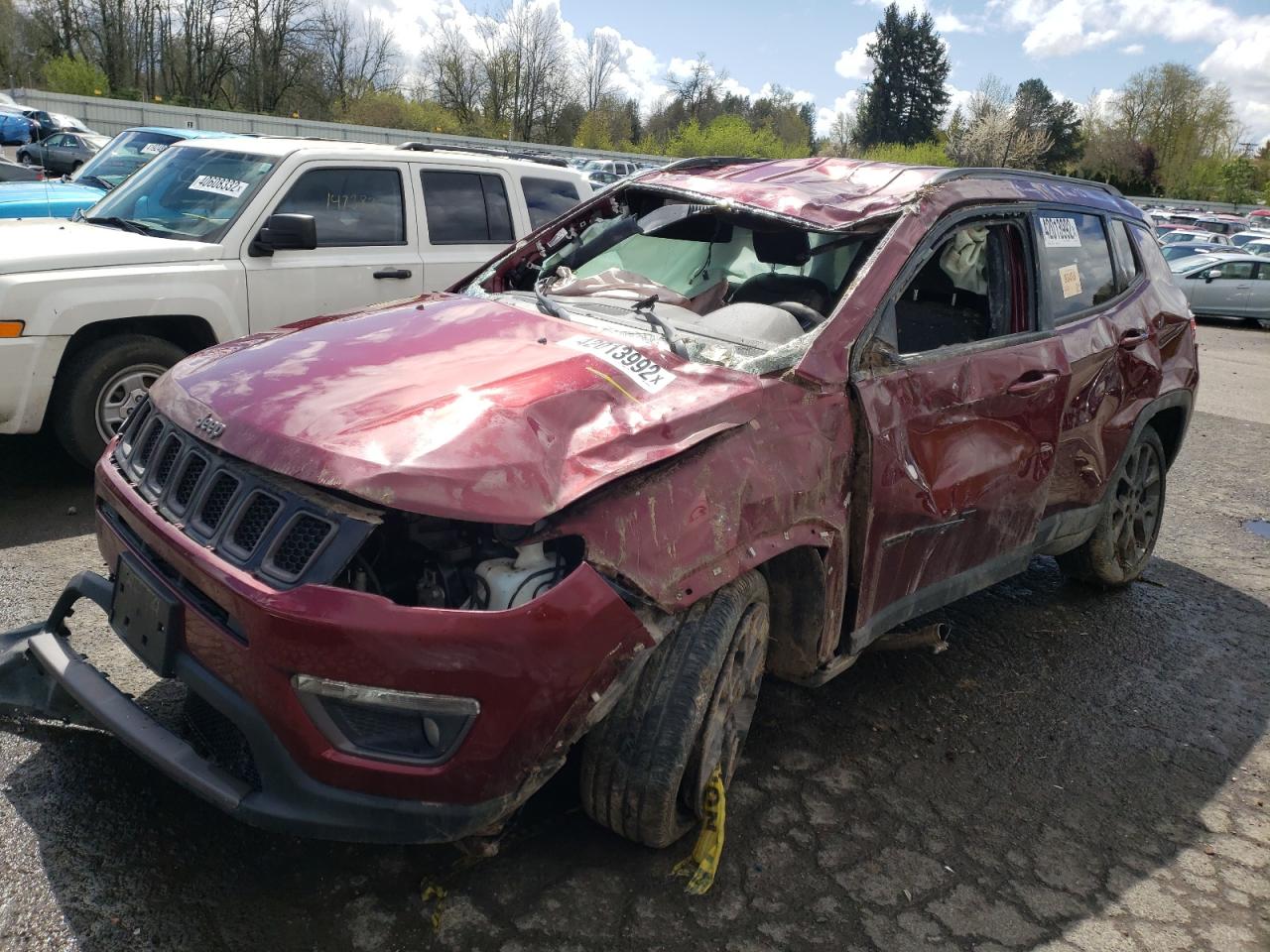 Photo 2 from auction – 2021 JEEP COMPASS 80 with VIN 3C4NJDEB6MT593280