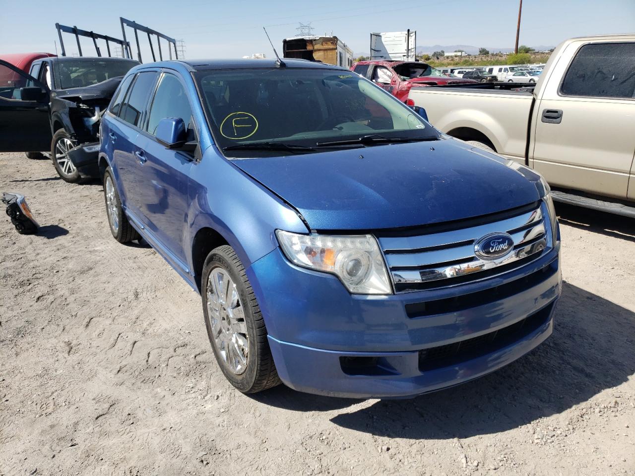 FORD EDGE SPORT 2010 with VIN 2FMDK3AC9ABA44550 - Photo from auction