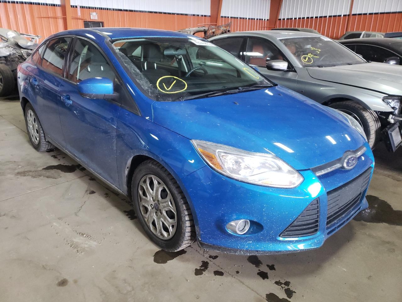 FORD FOCUS SE 2012 with VIN 1FAHP3F25CL121902 - Photo from auction
