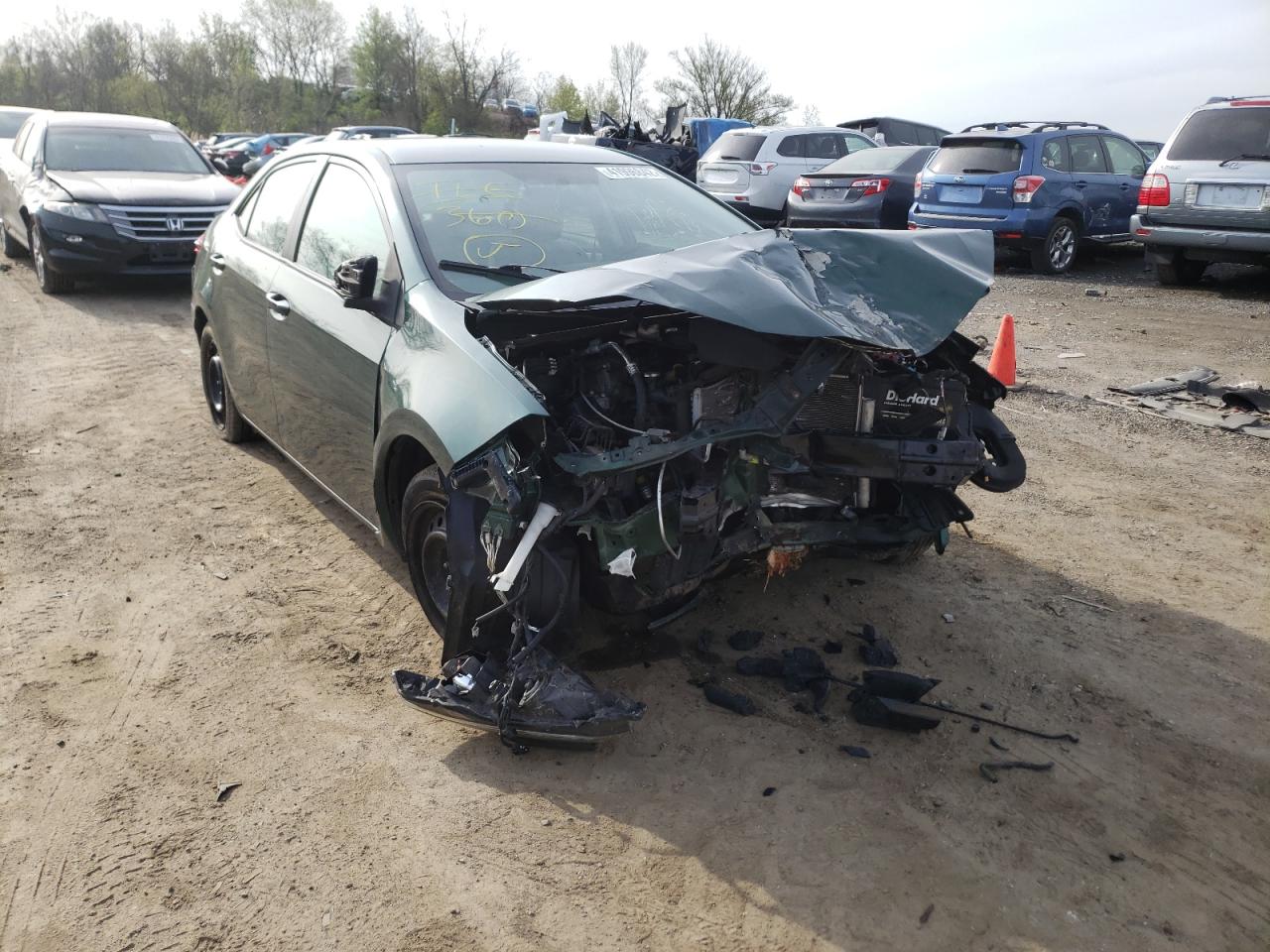 Photo 9 from auction – 2014 TOYOTA COROLLA L with VIN 2T1BURHE7EC049081