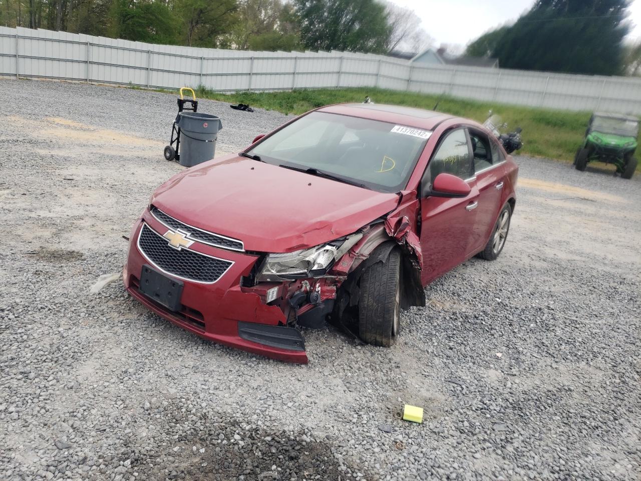 Photo 2 from auction – 2012 CHEVROLET CRUZE LT with VIN 1G1PG5SCXC7280741