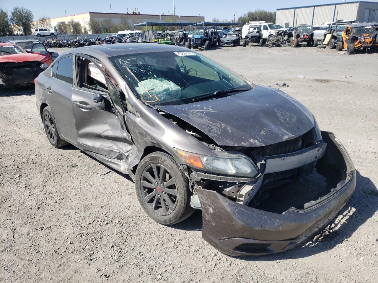 HONDA CIVIC EX 2012 con VIN 19XFB2F80CE103931 - Foto de la subasta