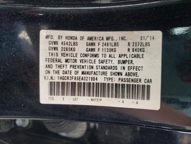 Photo 10 from auction – 2014 HONDA ACCORD EXL with VIN 1HGCR3F85EA021964