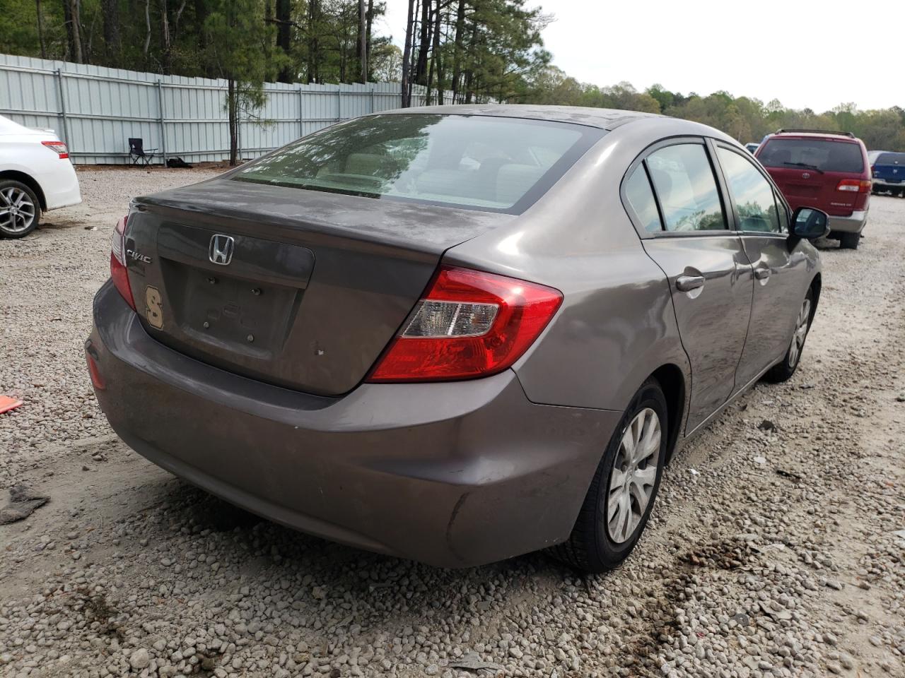 Photo 4 from auction – 2012 HONDA CIVIC LX with VIN 2HGFB2F5XCH606071