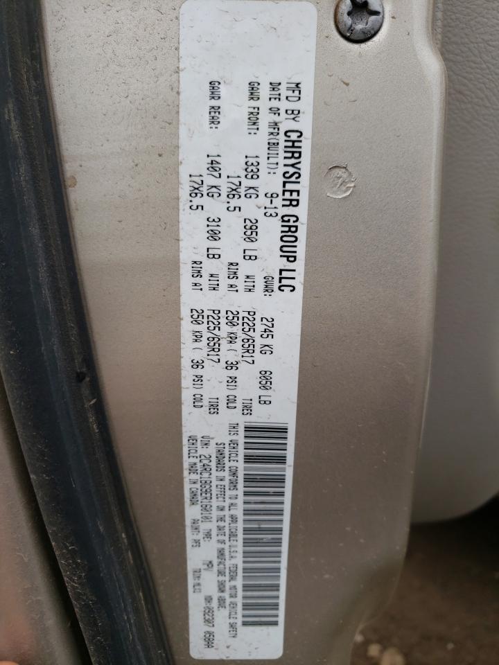 Photo 10 from auction – 2014 CHRYSLER TOWN & COU with VIN 2C4RC1BG9ER160101