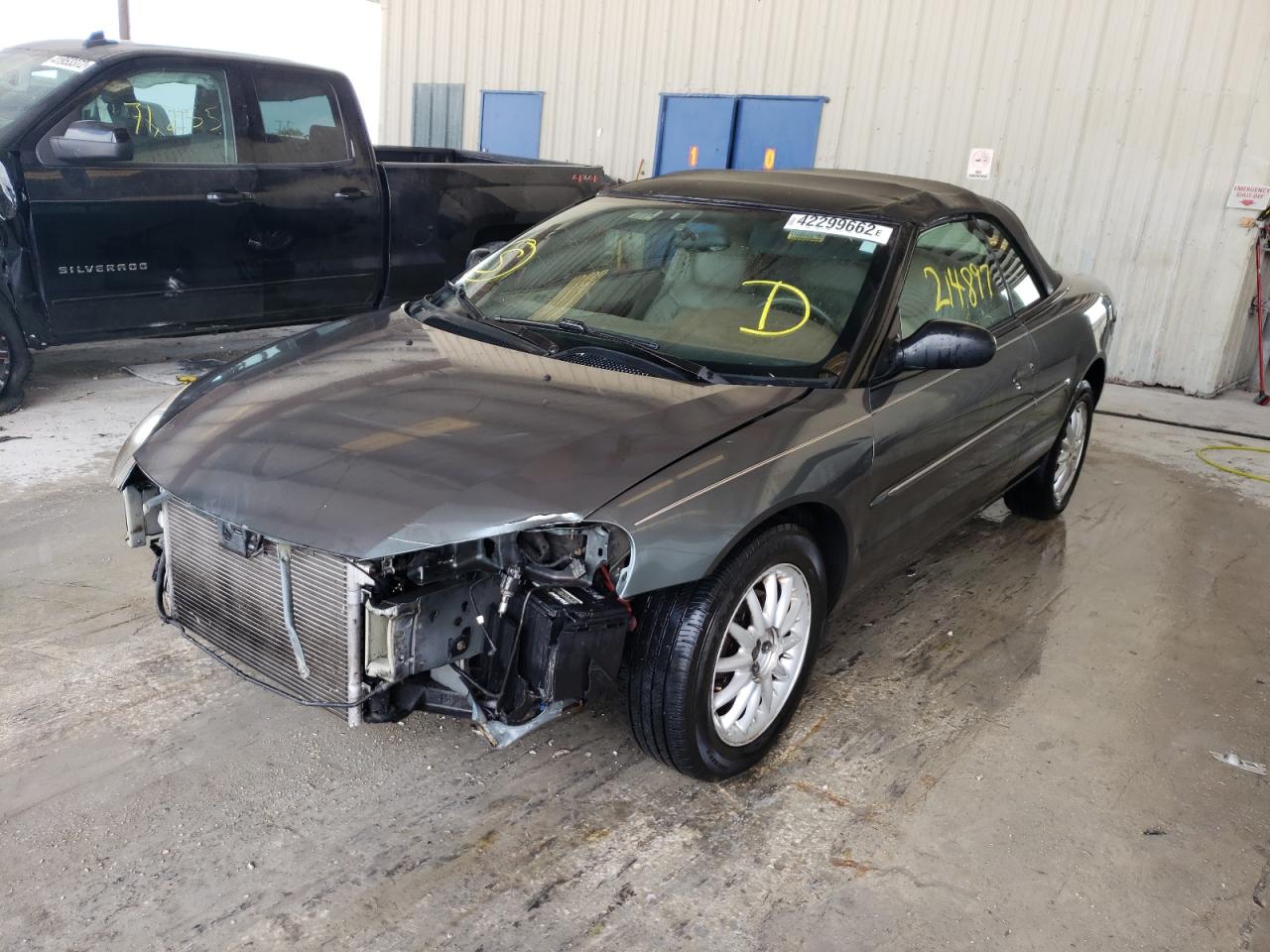 Photo 2 from auction – 2002 CHRYSLER SEBRING LX with VIN 1C3EL55R52N217474