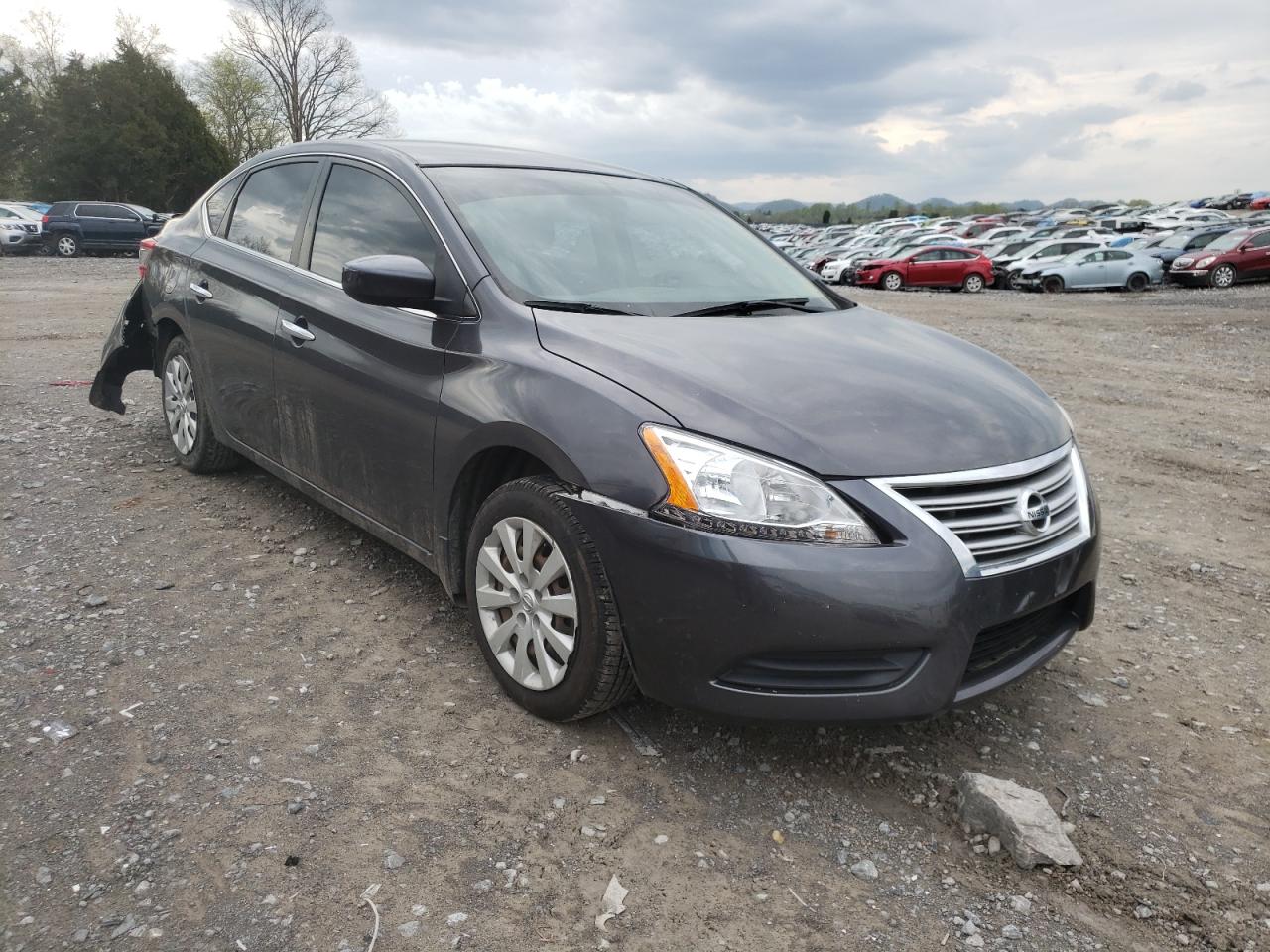 NISSAN SENTRA S 2013 with VIN 3N1AB7AP1DL789323 - Photo from auction