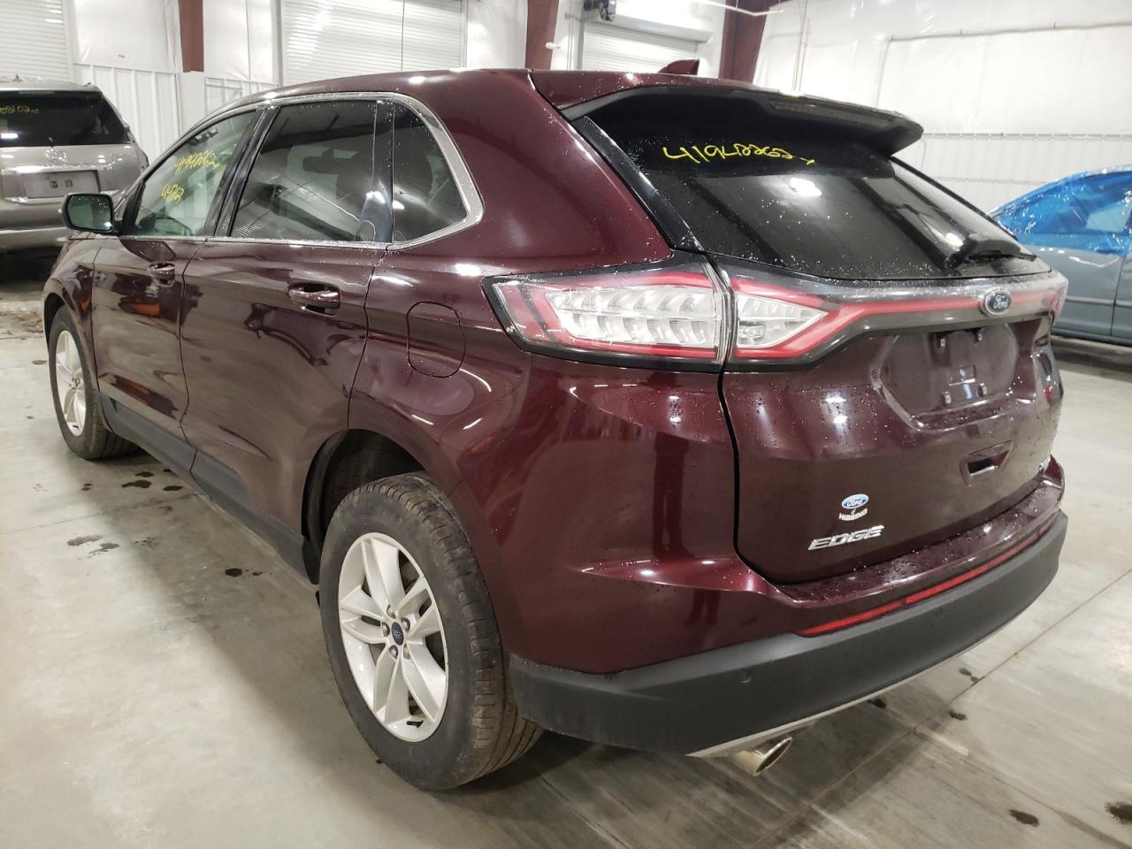 Photo 3 from auction – 2017 FORD EDGE SEL with VIN 2FMPK4J87HBB52125
