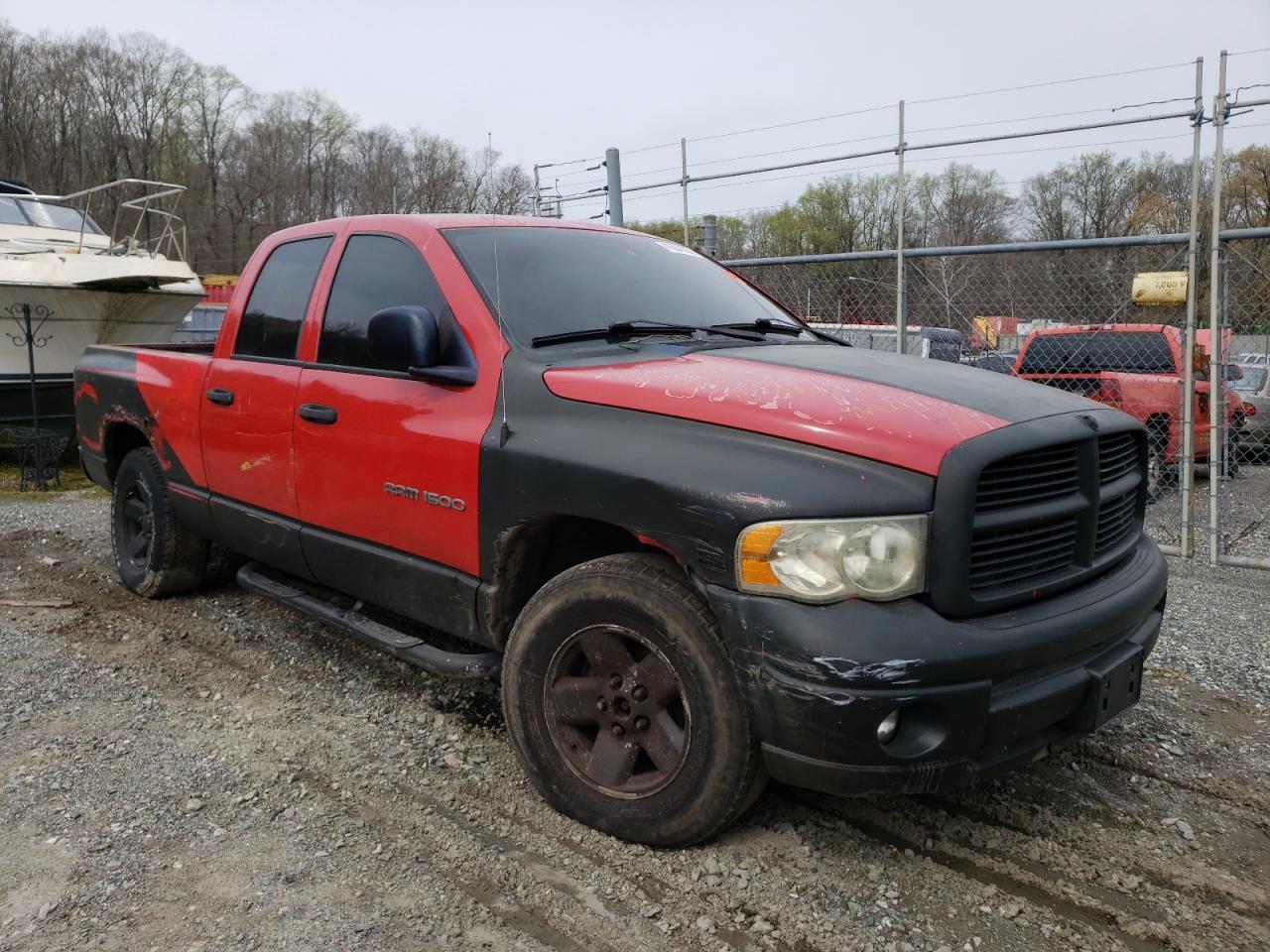 DODGE RAM 1500 S 2003 with VIN 1D7HU18D33S317273 - Photo from auction