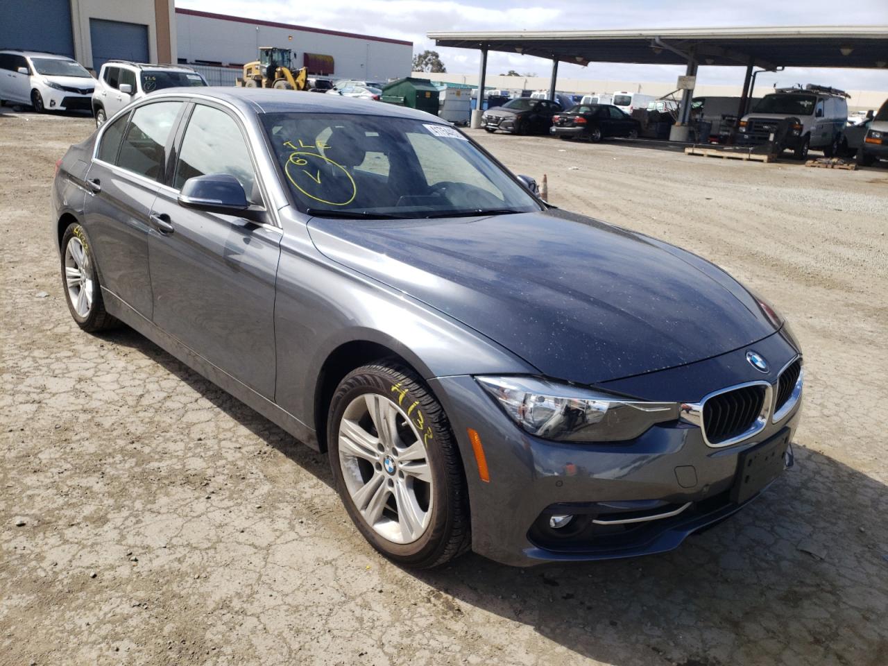 BMW 330 I 2017 with VIN WBA8B9G37HNU56140 - Photo from auction