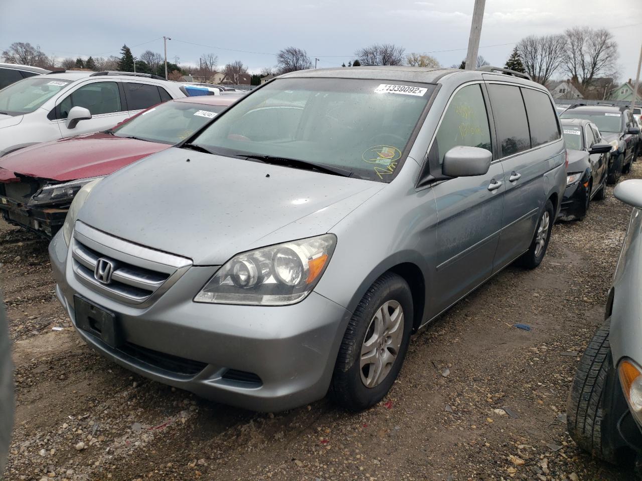 Photo 2 from auction – 2007 HONDA ODYSSEY EX with VIN 5FNRL38717B108494