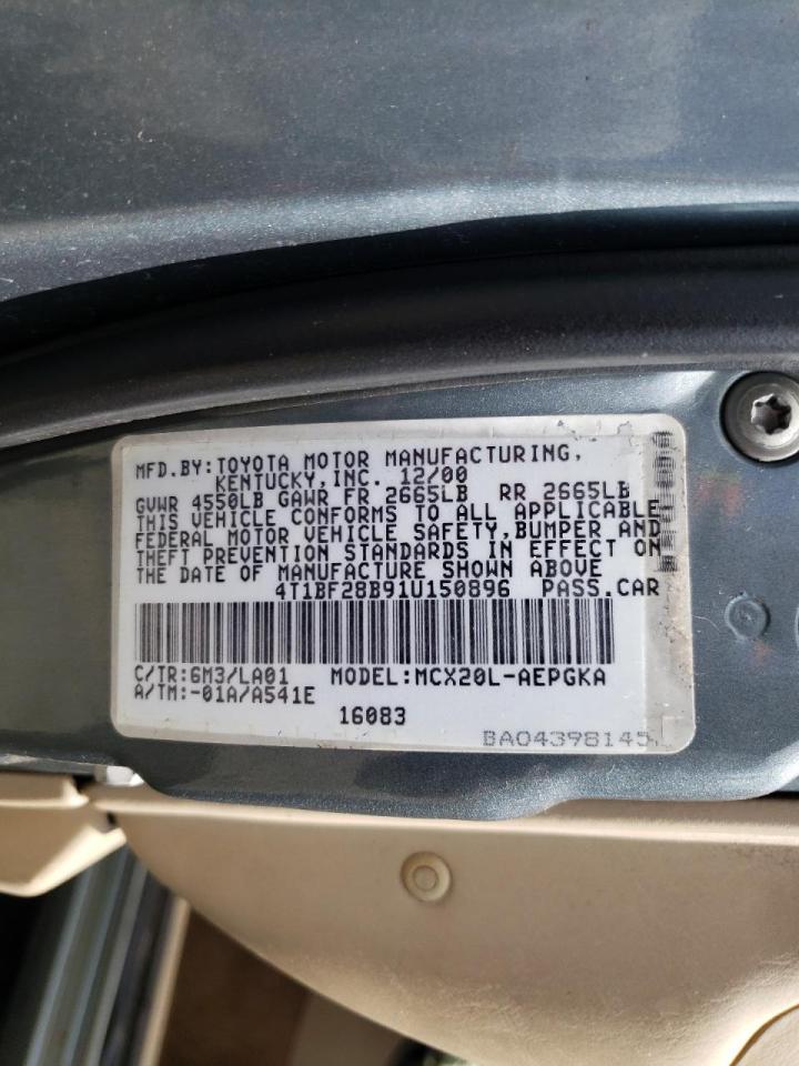 Photo 10 from auction – 2001 TOYOTA AVALON XL with VIN 4T1BF28B91U150896