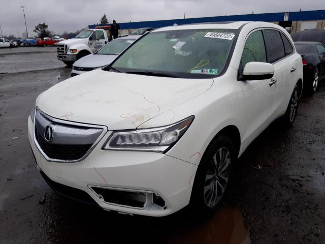 Photo 5 from auction – 2016 ACURA MDX TECHNO with VIN 5FRYD4H41GB044640