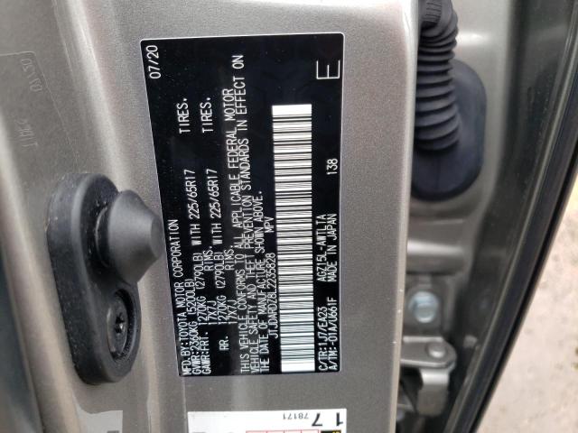 Photo 10 from auction – 2020 LEXUS NX 300 with VIN JTJDARDZ8L2235828