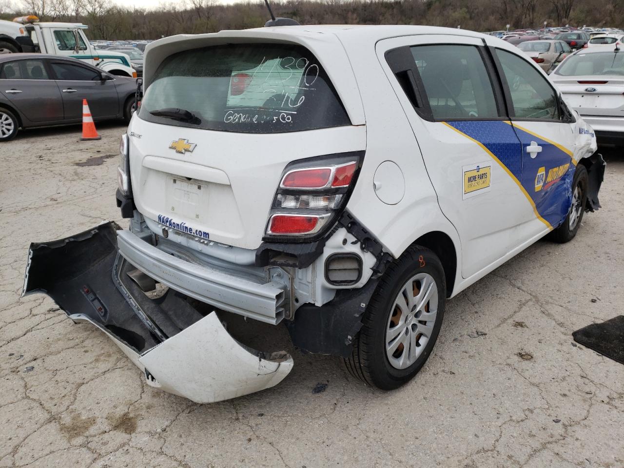 Photo 4 from auction – 2019 CHEVROLET SONIC with VIN 1G1JG6SB9K4143891
